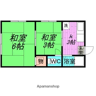 寿マンション【303号室】の間取り
