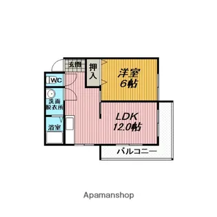 コンフォール服部【2階】の間取り