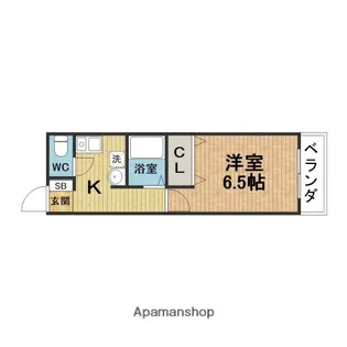 クローバーハイツ豊島【3階】の間取り