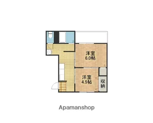 太陽マンション【201号室】の間取り
