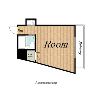 フルーレ豊中【101号室】の間取り