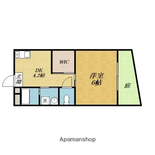 ハイム樹由【102号室】の間取り