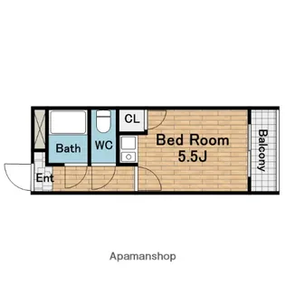 グランドコート新大阪 旧シェイーネ西宮原【202号室】の間取り