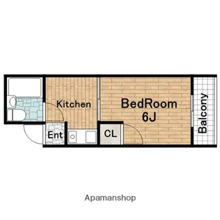 グランドコート新大阪 旧シェイーネ西宮原【405号室】の間取り