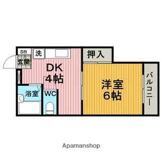 ハイムイズ【504号室】の間取り