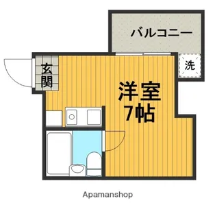 アメニティ西町【301号室】の間取り