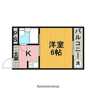 アイシス服部【1階】の間取り