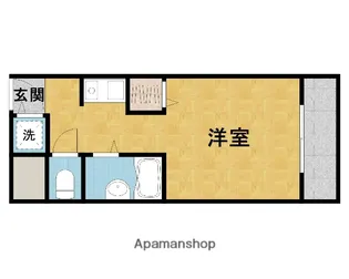 Y’S APARTMENT【201号室】の間取り