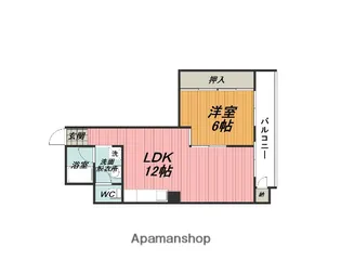 パルムハウス曽根【2階】の間取り