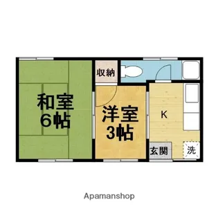 和美荘2棟【1階】の間取り