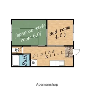 和美荘3棟【105号室】の間取り