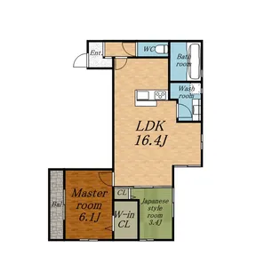 D House Grande【3階】の間取り