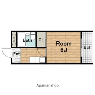 アレグリアプレイス神崎川【3階】の間取り