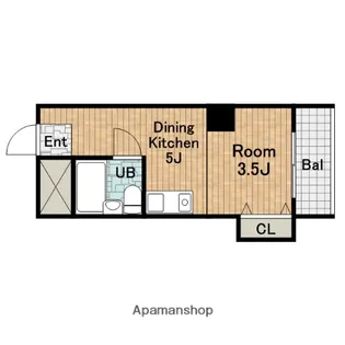 メゾンドミツヤ【5階】の間取り