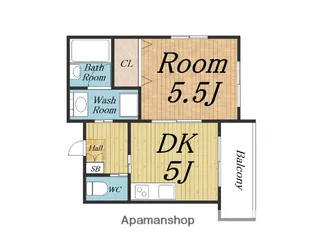 パーチェ豊中【3階】の間取り