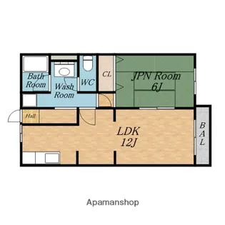 CORPO PINEHILL【1階】の間取り