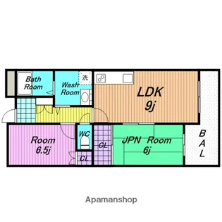 メゾン・ド・プラス豊中【208号室】の間取り