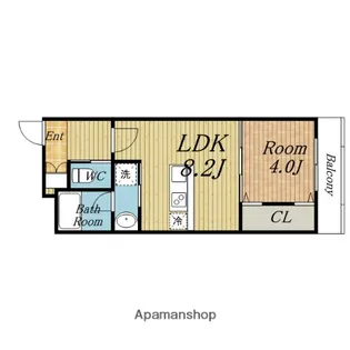 ガレリア南豊中【2階】の間取り