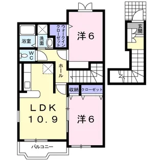 Bright Square 2【2階】の間取り