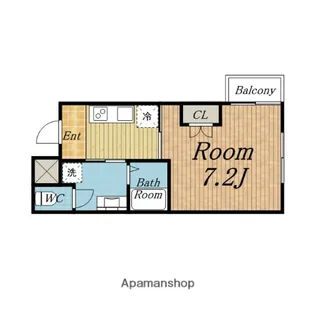 NM−CINQUANTE−HUIT【3F-C号室】の間取り