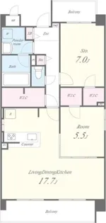 ドルフコートK【1階】の間取り