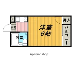 CLIO COURT SHIMAE【103号室】の間取り