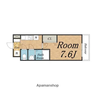 リッツ加島【7階】の間取り