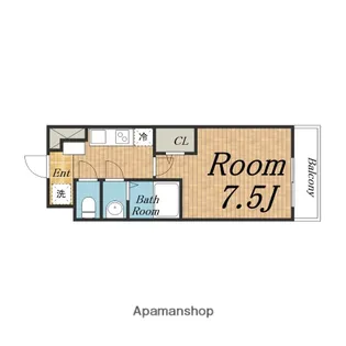 リッツ加島【5階】の間取り