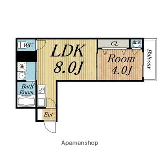 アーバンヴィラ豊中【203号室】の間取り