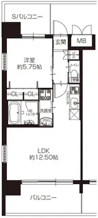 プレジオ豊中【2階】の間取り