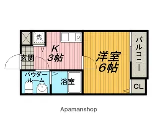 コンフォート神崎川【105号室】の間取り