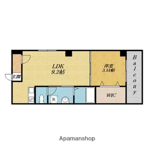 大阪府豊中市本町3丁目【マンション】の間取り