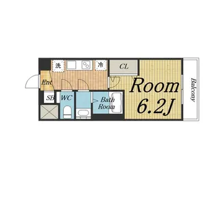 プレサンス神崎川ファインブレス【9階】の間取り