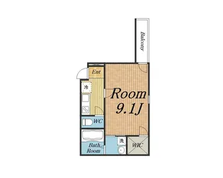 フジパレス曽根南町Ⅱ番館【202号室】の間取り