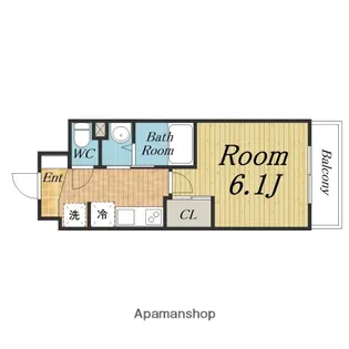 LUXE新大阪西【2階】の間取り