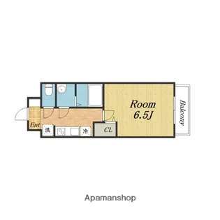 アドバンス大阪ヴェンティ【1303号室】の間取り
