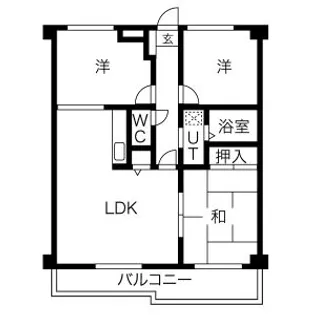 サニープラザ【306号室】の間取り