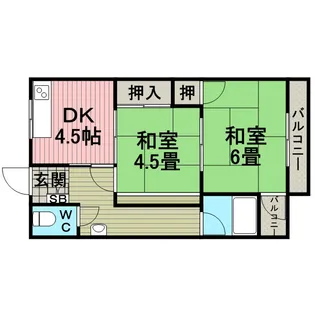 永田マンション【303号室】の間取り