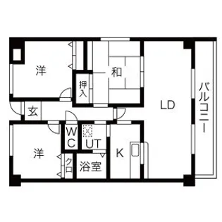 ボンシックコロニー1番館【5階】の間取り