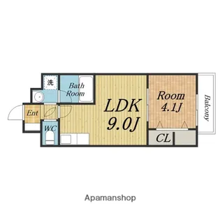 スプランディッドⅠ【5階】の間取り