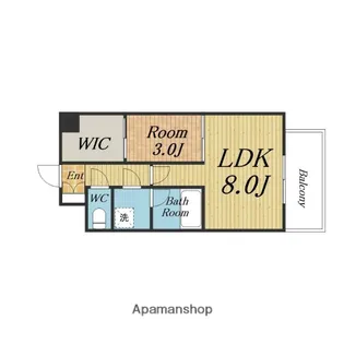 スプランディッドⅡ【509号室】の間取り