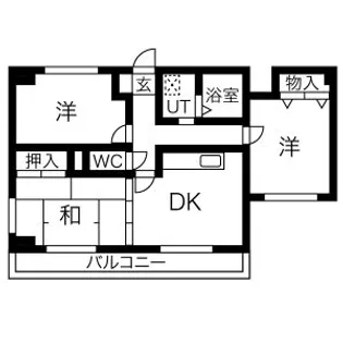 アペルI【307号室】の間取り