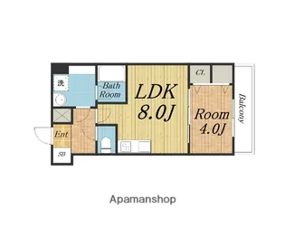 スプランディッドⅦ【9階】の間取り