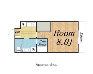 リアコート豊中ⅡNORTH【302.号室】の間取り