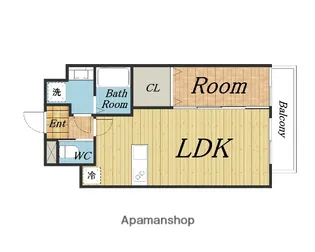 LUXE東三国PLUS【504.号室】の間取り