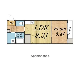 ディアコート曽根【301号室】の間取り