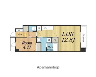 スプランディッドⅧ【601号室】の間取り