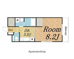 プロスペクト豊中服部【601.号室】の間取り