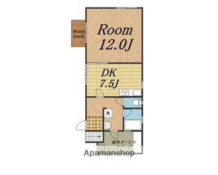 大阪府豊中市庄内幸町1丁目【一戸建】の間取り