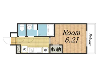 プレサンス庄内ブレイシス【6階】の間取り